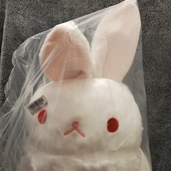 Japan Amuse Lapin Bunny Rabbit Jumbo Plush - Cream - Picture 3 of 3